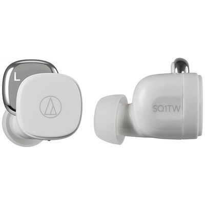 Audio-Technica ATH-SQ1TW In-Ear Headphones - White