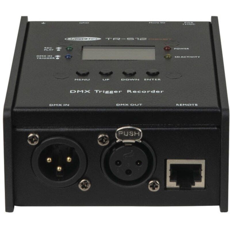 Lecteur/Enregistreur de Poches Showtec TR-512 DMX
