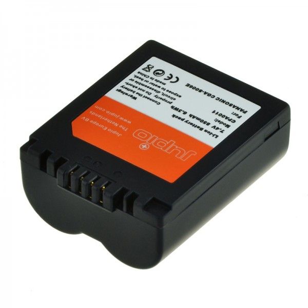 Batería JUPIO compatible con PANASONIC CGR-S006E (850 mAh, 7.4 V)