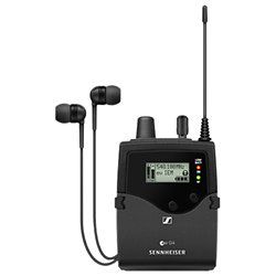 Sennheiser EK IEM G4-A1 Earbuds (Small, Black, 10mW)