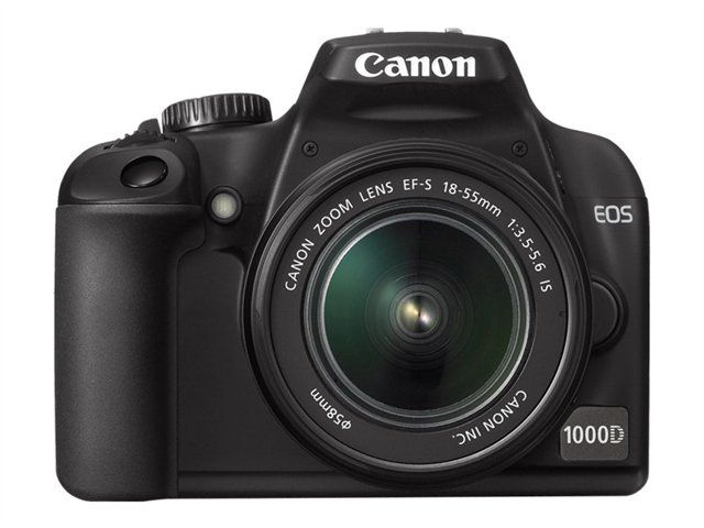 Canon EOS 1000D DSLR Camera with EF-S 18-55mm Lens - 10.1MP - APS-C - 3x Optical Zoom