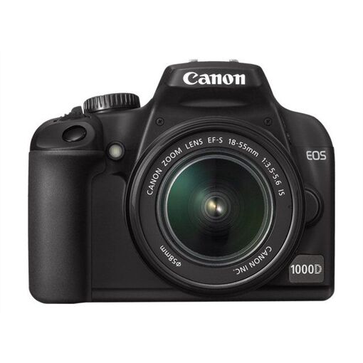 Cámaras DSLR Canon EOS 1000D con lente EF-S 18-55 mm - 10.1 MP - APS-C - Zoom óptico 3x
