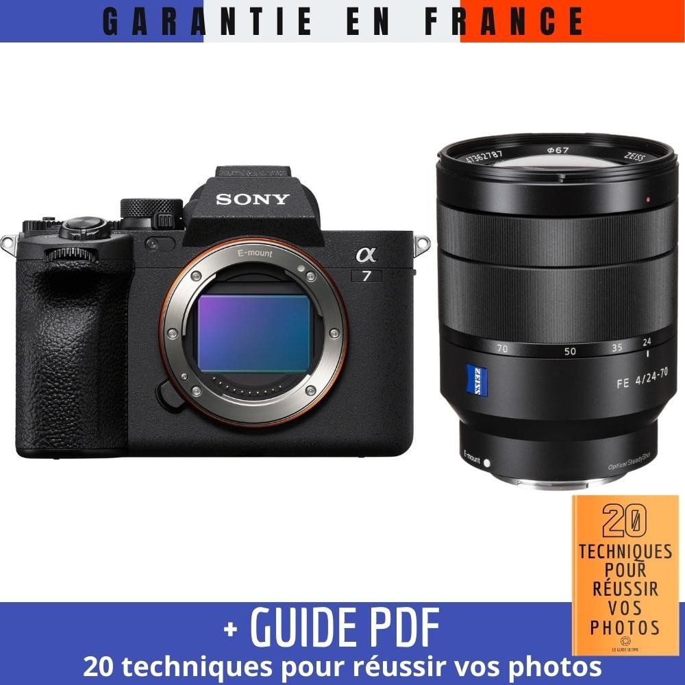 Sony A7 IV + FE 24-70mm f/4 ZA OSS Kit with '20 TECHNIQUES POUR RÉUSSIR VOS PHOTOS' Guide