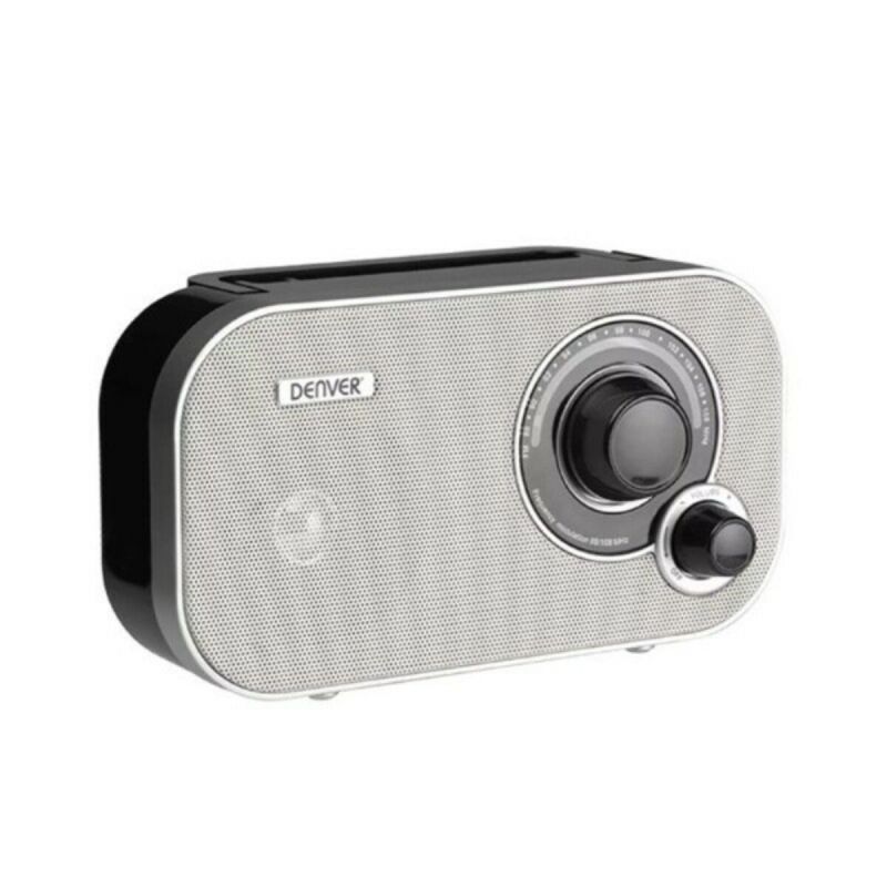 Denver Electronics AM/FM Transistor Radio - White