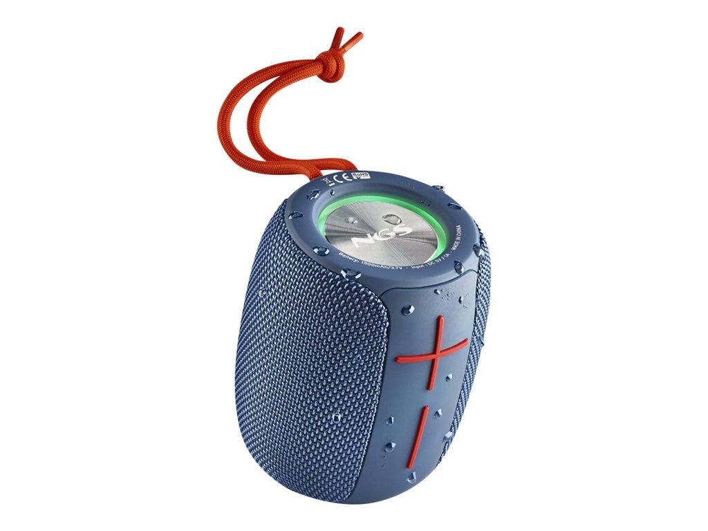 NGS Roller Nitro 1 - Wireless Speaker - Bluetooth & USB - 5W - Blue