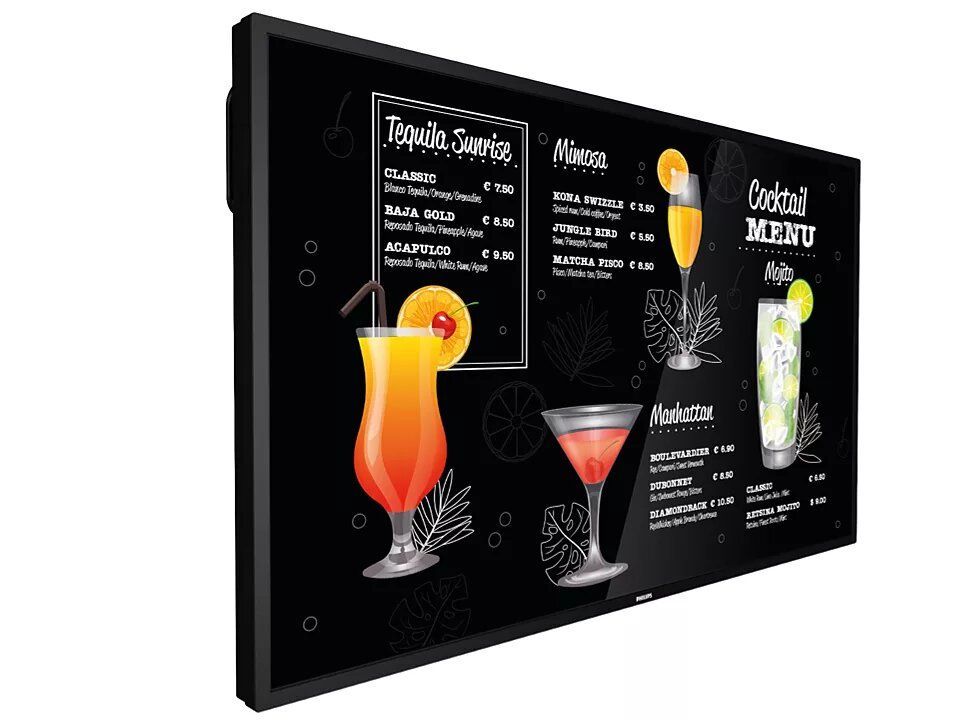 Philips 65BDL6005X - 65" X-Line LED Smart Signage Display - 4K UHD (2160p) 3840 x 2160 - Direct LED