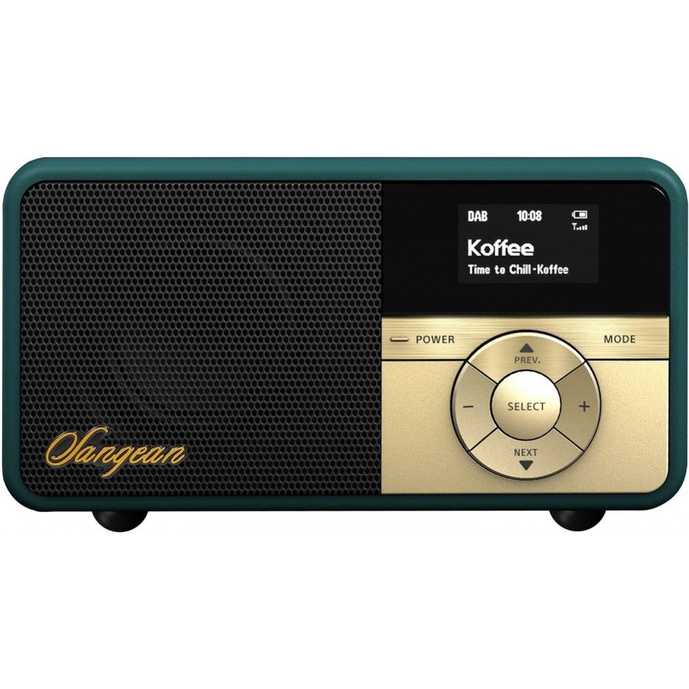 Sangean DDR-7X Radio (DAB+, FM, Bluetooth, AUX) - Green