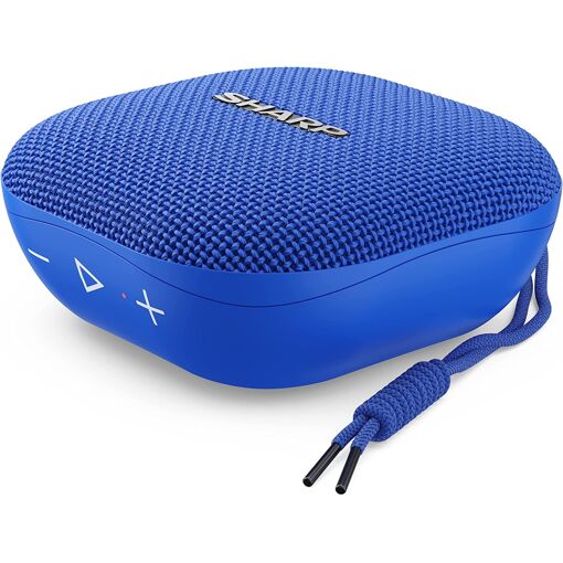 Haut-parleur Bluetooth compact et étanche Sharp GX-BT60(BL) Bleu