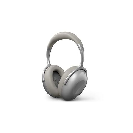 Auriculares inalámbricos KEF MU7 de diadema con cancelación de ruido - Gris plateado