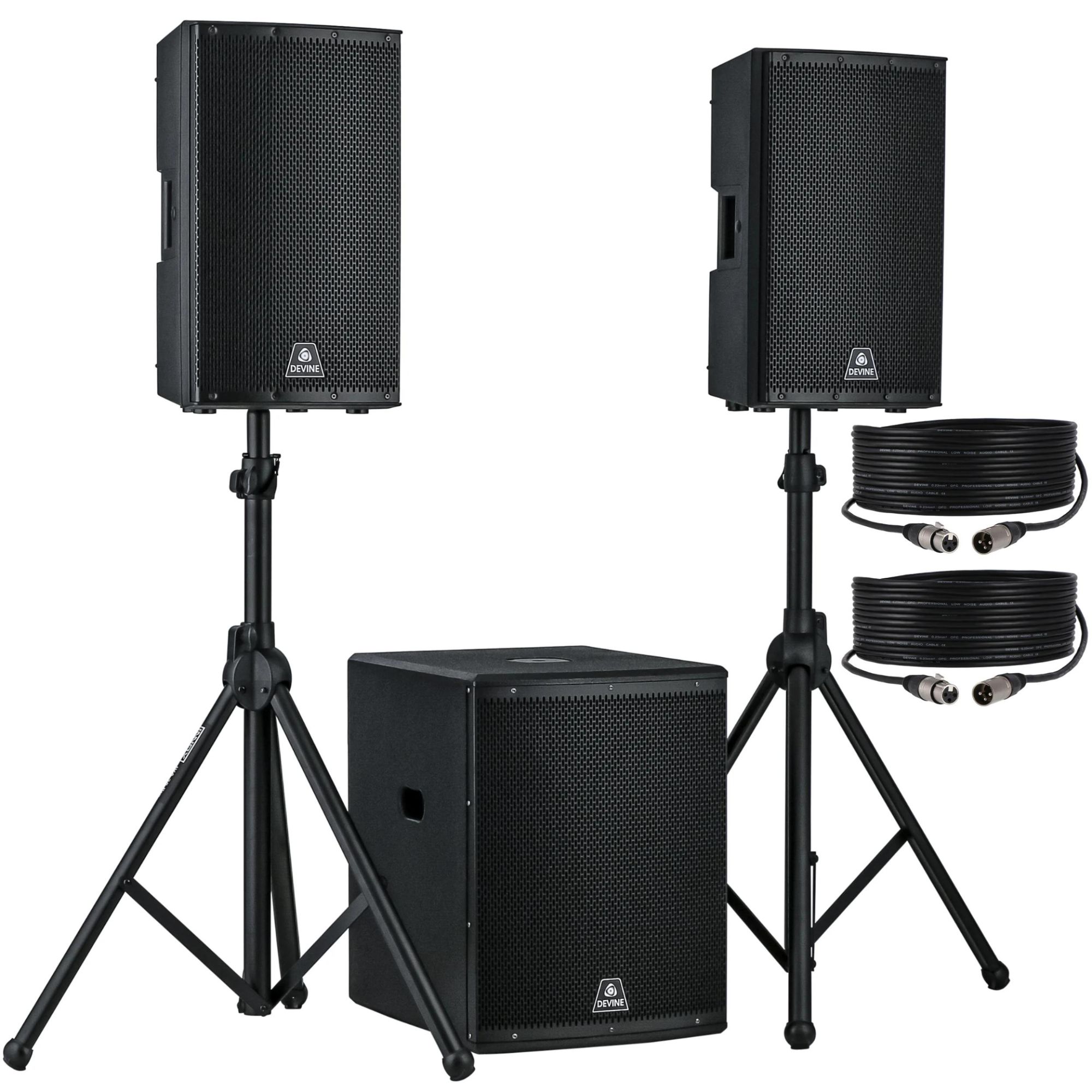 Ensemble de haut-parleurs Devine Onyx 2.1 (12A + 15SA)