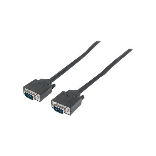 IC Intracom VGA Monitor Cable, 1.8m, Black, Male to Male, HD15, SVGA