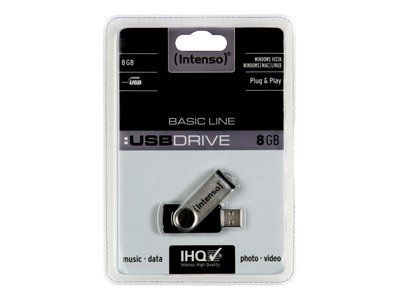 Unidad flash USB 2.0 Intenso Basic Line 8 GB