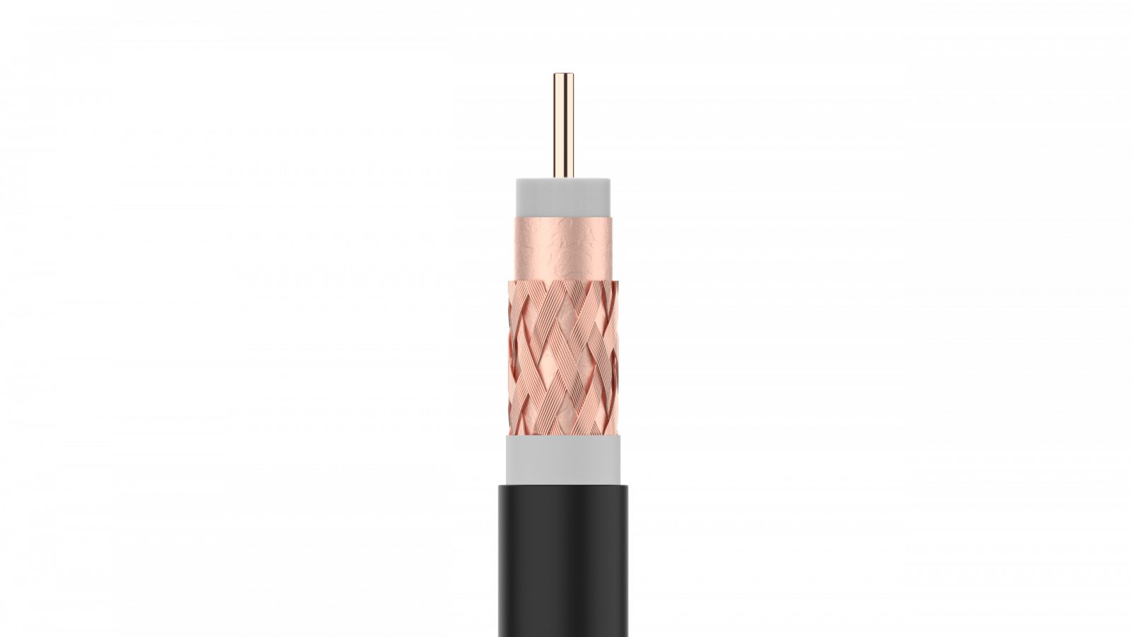 Televes T100plus 250m Coaxial Cable, 16PRtC Euroclass, A-Class Shielding, Black