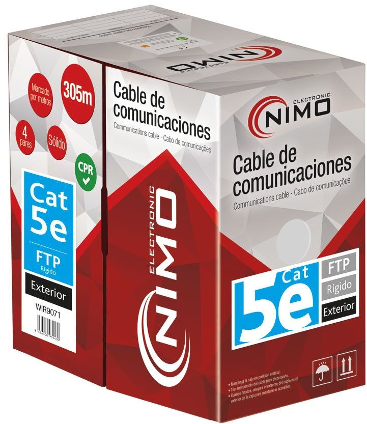 Nimo Rigid Cat5e External Cable, 305m