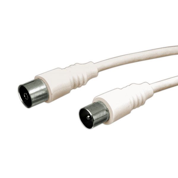 Connecteur d'antenne mâle-femelle Electro DH injecté noir de 5 m