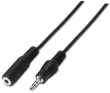 Cable de audio estéreo AISENS de 3 metros con conector de 3.5
