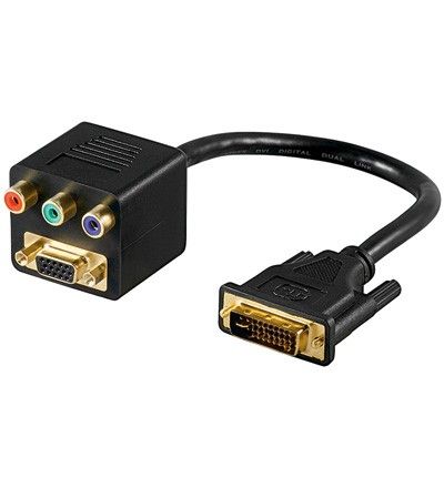 Goobay DVI to VGA and RGB Cable