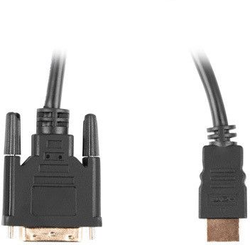 Cable Lanberg HDMI/DVI-D (24+1 pines, 4K Dual Link, 3m, Negro)