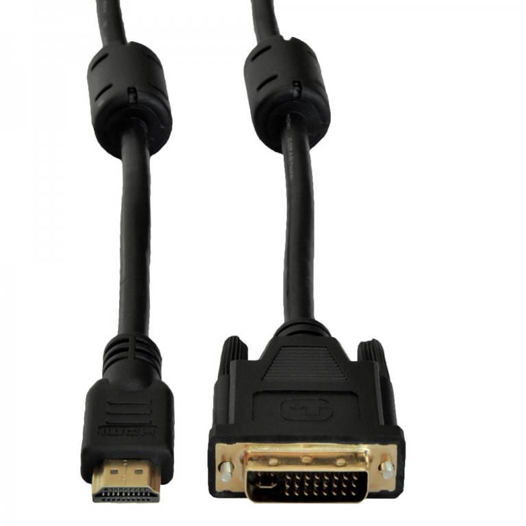 Akyga AK-AV-13 - HDMI to DVI Adapter Cable (24+1 Pins, 3m)