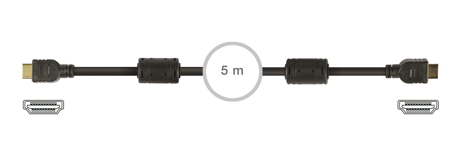 FONESTAR 4K HDMI Cable 60Hz 5m (7908-5)