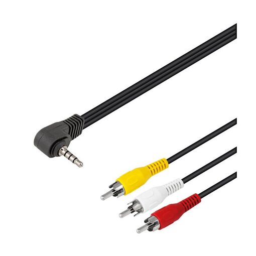 Nimo 3RCA Male to 4-Pin 3.5mm Jack Cable (1.5m)