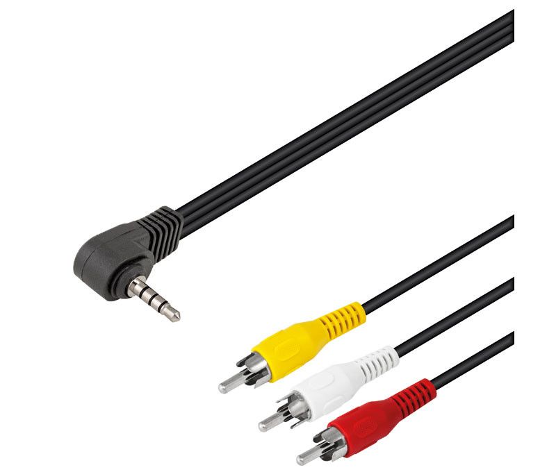 Câble Nimo 3RCA mâle vers Jack 4 broches 3,5 mm (1,5 m)