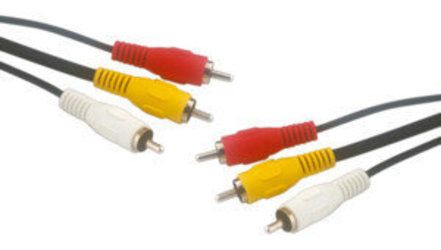 Electro DH 37.014/10 8430552124299 Audio-Video Cable, 3 RCA Plugs to 3 RCA Plugs, 10m