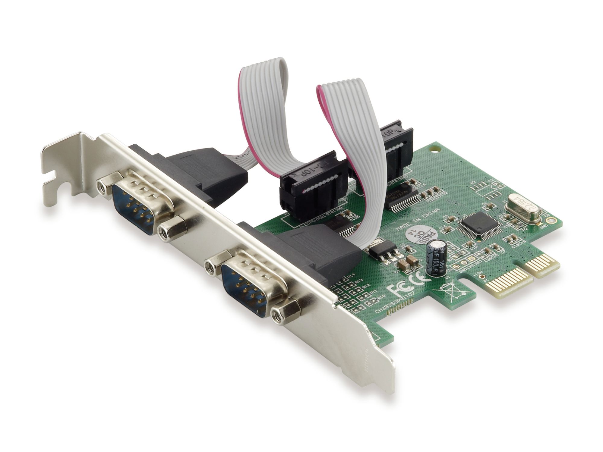 Conceptronic PCIe Express 2-Port Serial Card