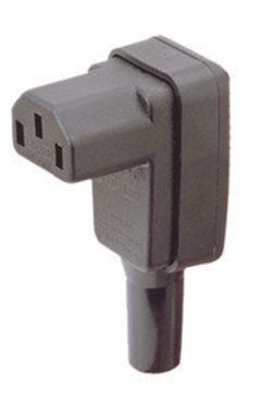Electro DH IEC320 Female Angular Power Connector 10A 31.226UL