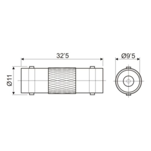 Adaptador BNC hembra a hembra de Electro DH 8430552096558