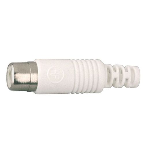 Conector coaxial RCA femenina Electro DH para cable RG58 - Negro