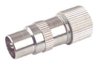 Electro DH PAL-TV Female Connector, 100% Shielded, Metal Color 10.540/F