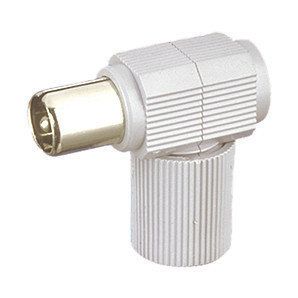 Electro DH Coaxial Antenna Connector - 9.52mm Diameter, Male, Grey