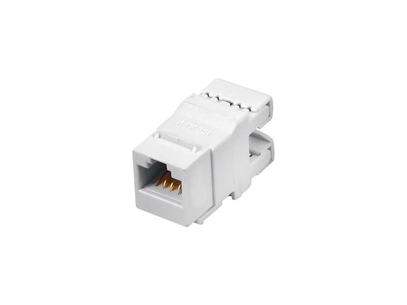 A-lan Alantec MKN-U5-1 - RJ45 - White - Female - Straight - Synthetic ABS - Melamine - 22/24, Multicolored, Standard, 3D Strong Lunch Box