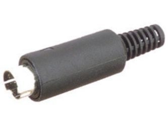 Electro DH Mini-DIN Male Connector, 3 Contacts