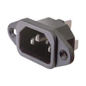 Electro DH IEC 320 Plug, Black, Model 8430552027903