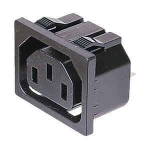 Electro DH Embedded IEC 320 Power Socket, 8-18mm Thick
