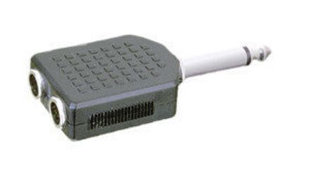 Electro DH 6.35mm Single Male to Double Female Adapter (8430552022564)