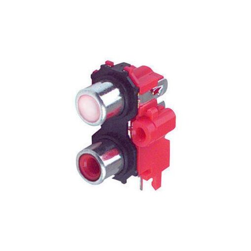 Electro DH Coaxial Double-Base RCA Female Connector (10.560/2)