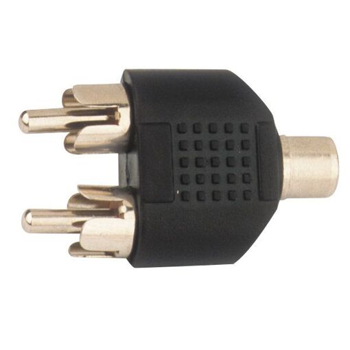 Adaptateur double RCA mâle à femelle Electro DH