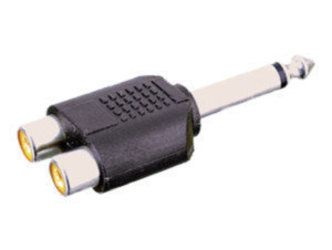 Electro DH 6.35mm Mono Male to Dual Female Adapter (8430552022670)