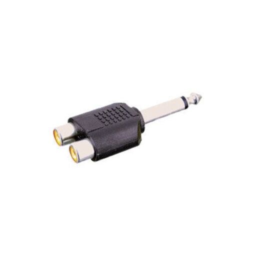 Electro DH 6.35mm Mono Male to Dual Female Adapter (8430552022670)