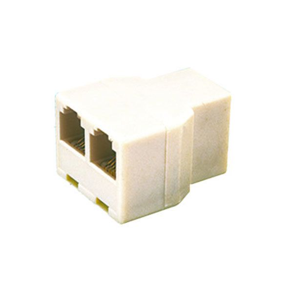 Adaptateur modulaire Electro DH double - Distributeur 6 positions, 6 contacts