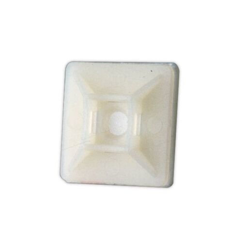 Paquet de 100 équerres adhésives Electro DH, largeur 7,8 mm, blanc