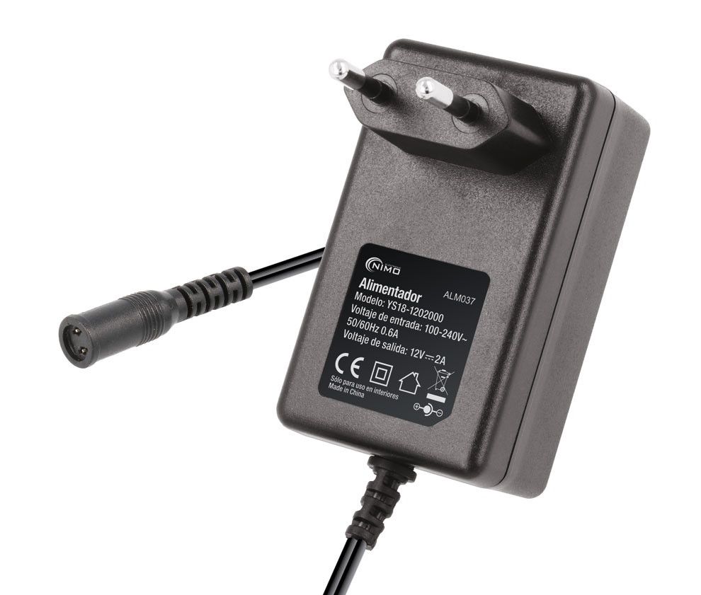 Fuente de alimentación fija Nimo 12V DC con 8 conectores 2A