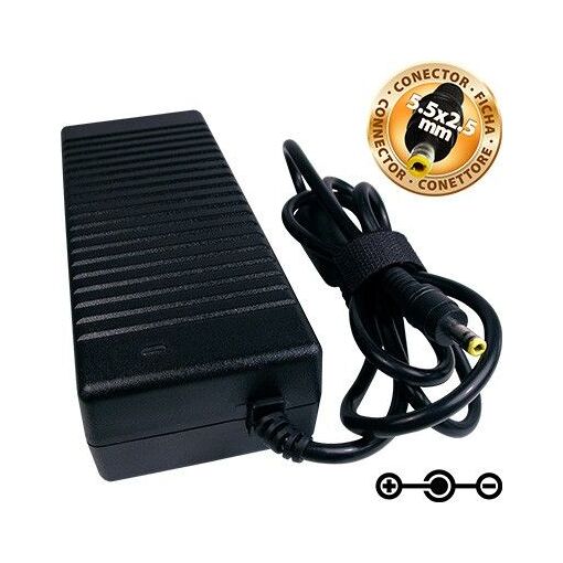 Fuente de alimentación fija OEM 120W, 19VDC, 6,5A, conector 5,5x2,5mm