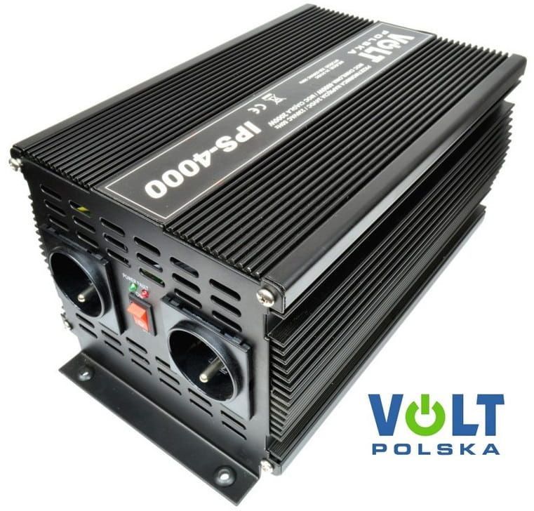 Volt Polska 2000W Modified Sine Wave Inverter 24Vdc, 230Vac Output