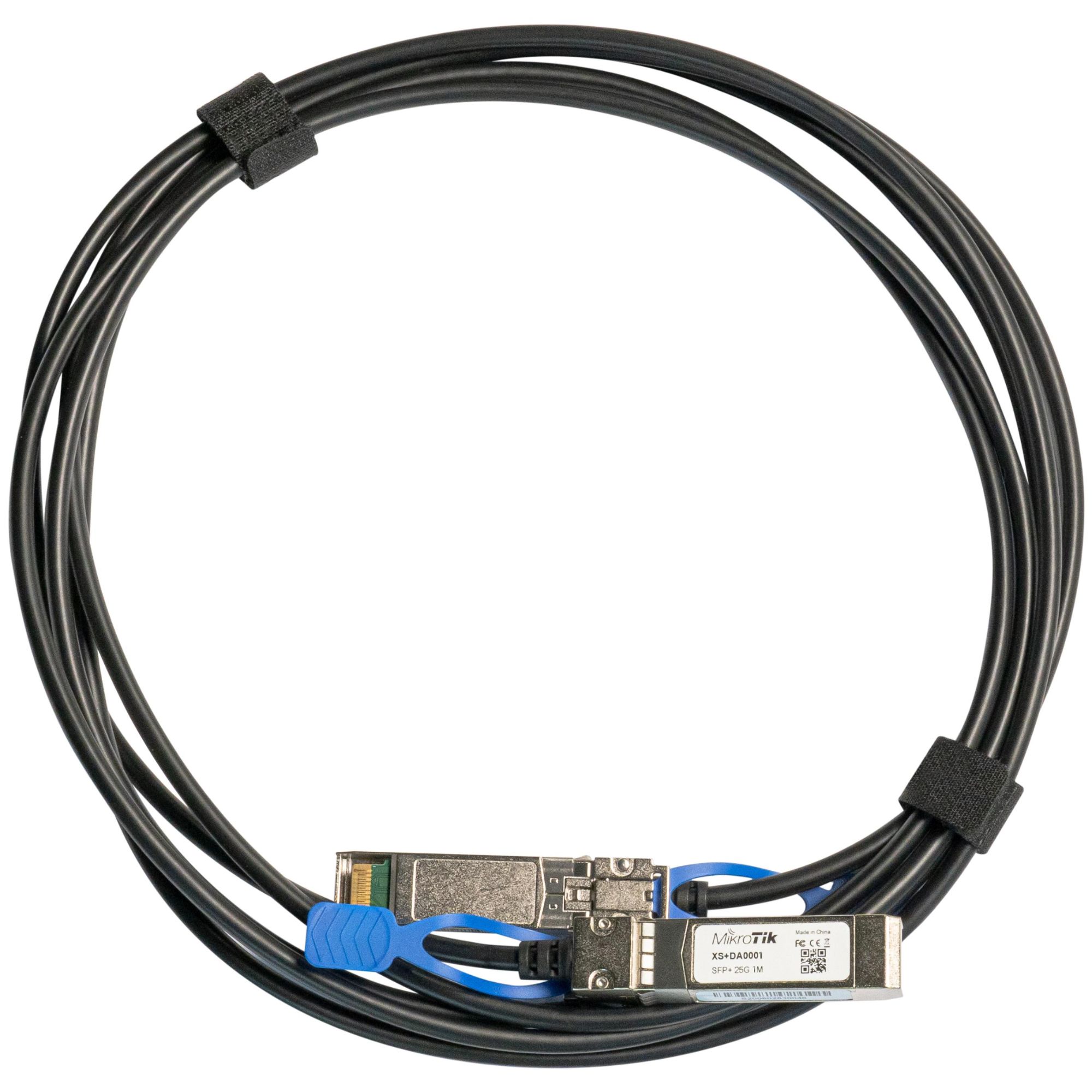 Mikrotik Infinity Band Cable 1m SFP/SFP+/SFP28 Male to Male Black