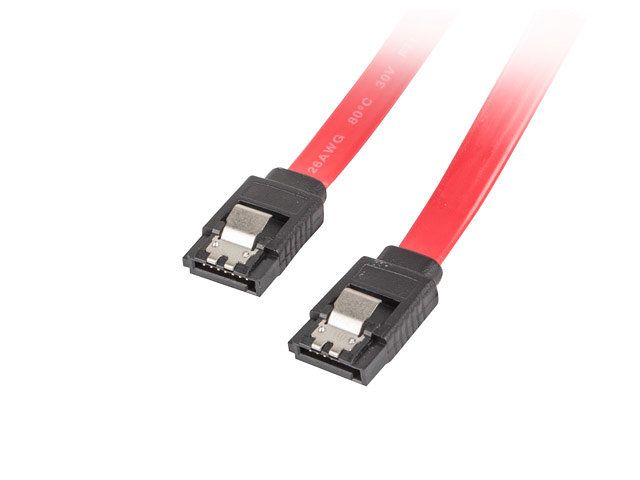 Lanberg SATA III 6Gb/s Metal Clip Cable, 0.5m (Female-Female)