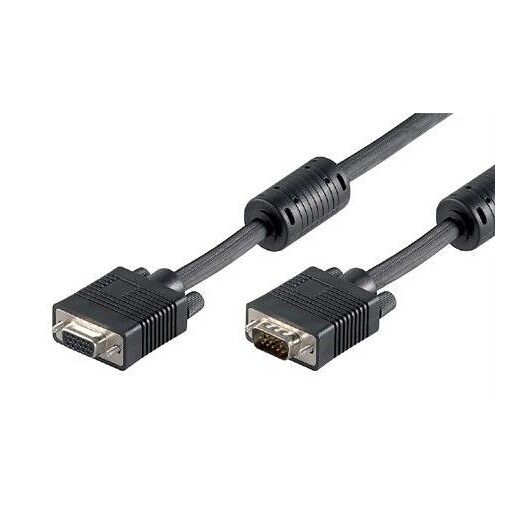 Câble VGA Netlock de 20 mètres avec connecteurs mâle-femelle en ferrite
